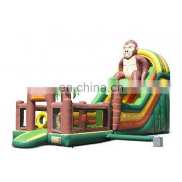 Inflatable Gorilla Theme Bouncy Castle Slide Playground Jumping Castles Amusement Park