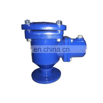 ductile iron air release valve double orifice for water supply