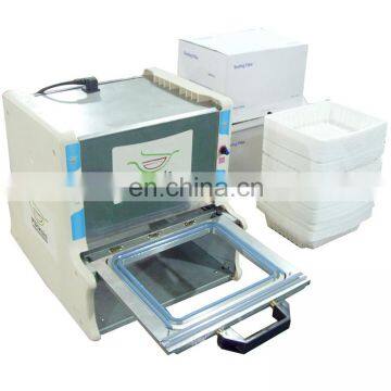 Semi automatic food tray sealing machine