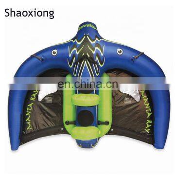 Inflatable Flying Fish Towable Water Ski Tube Surfing Boat Inflatable Flying Tube for Sale