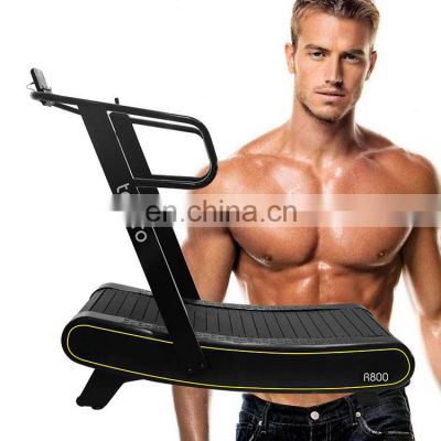 high quality Multi semi commercial treadmill curved Self-Powered manual runners treadmill machine home