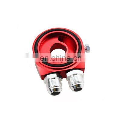 Oil Cooler Sandwich Adapter Plate With Thermostat and Adapter Thread AN8 3/4-16UNF M20x1.5 photo-5