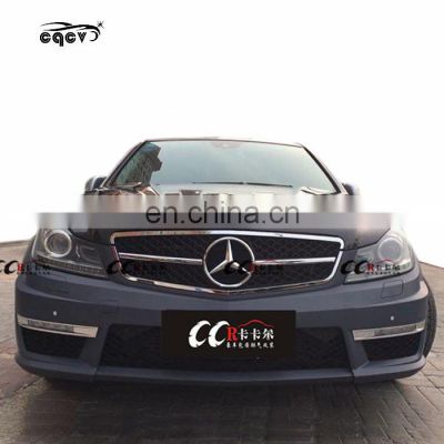 High quality PP material A&MG style body kit for Mercedes Benz old C-CLASS w204 front bumper rear bumper and side skirts