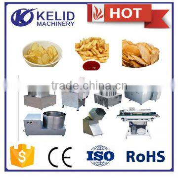 high quality chips snack machine new condition potato chips small frying machine