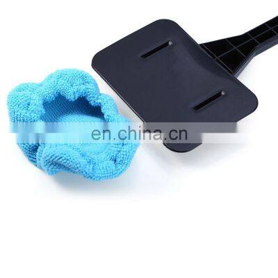 2017 1Pc Microfiber Auto Window Cleaner Long Handle Car Wash Brush Washable Car Cleaning Brush Windshield Wiper Cloth Clean photo-3