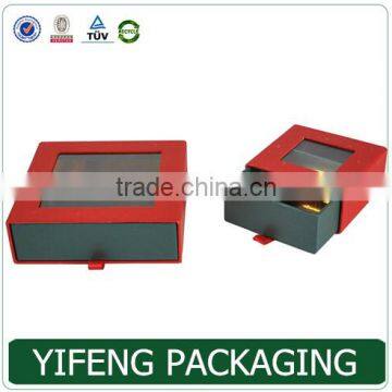 Empty Cardboard Candy Chocolate Paper Truffle Boxes With Clear Lid photo-2