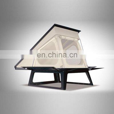 With Roof Top Tent Steel Dual Cab 4x4 Pick Up Pickup Truck Bed Canopy Topper for Ford Ranger T6 T7 Toyota Hilux Np300 Dmax photo-4