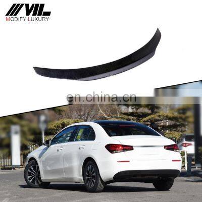 Carbon Fiber A-Class W177 Rear Wing Spoiler for Mercedes Benz A220 Sedan 4-Door 2019