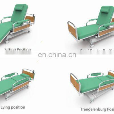 Hospital Patient Adjust Backrest Blood Donor Treatment Electric Hemodialysis Dialysis Chair Bed photo-2