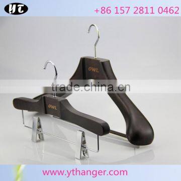 best selling wooden hanger and pants hanger with special shape