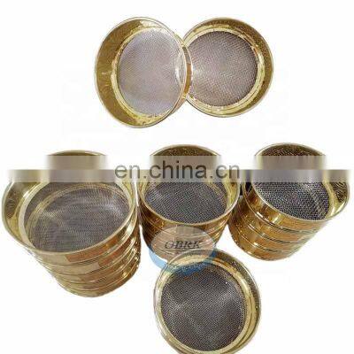 200mm and 300mm Diameter Brass Laboratory Soil Test Sieves