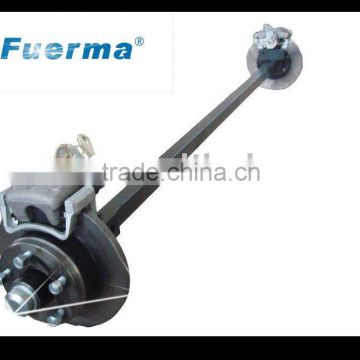 hydrulic discbrake axle