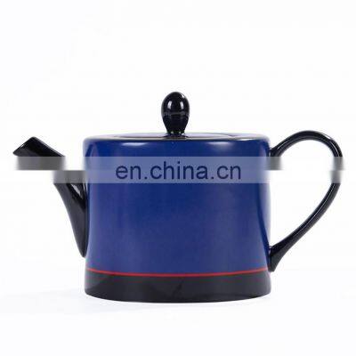 Nordic Modern Simple Deep Blue Ceramic Coffee Mug Tea Cup Dinner Plate Ceramic For Porcelain Top Table Ware photo-2