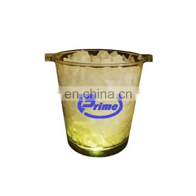 High Quality Colorful PS Plastic Light Up Ice Bucket with Your Logo