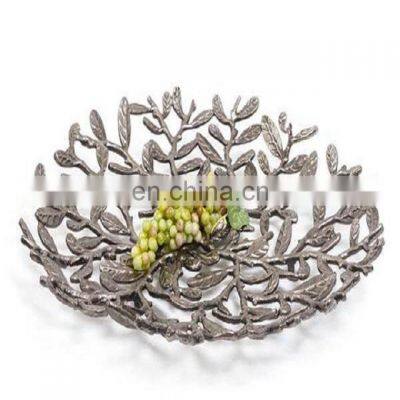 round aluminium bowl for decoration