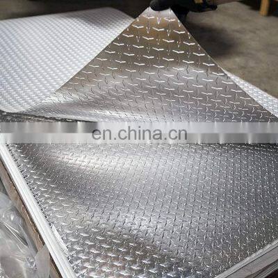 1100 8x4 2mm 3mm Anti Slip Embossed Aluminium Checker Plate Sheet photo-3
