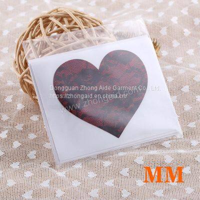Heart Shape Lace Nipple Stickers Disposable Fancy Nipple Stickers White Lace Nipple Covers