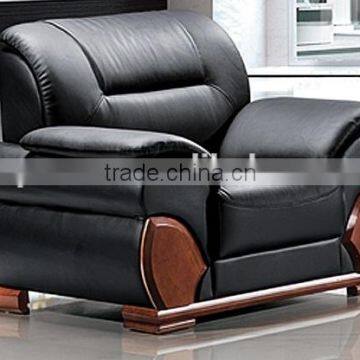 Oupusen 1 1 3 Black Home Wooden Sofa Set photo-2