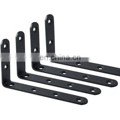 High Quality Custom L-Shape Holders Metal Slatwall Mount Floating Shelf Bracket