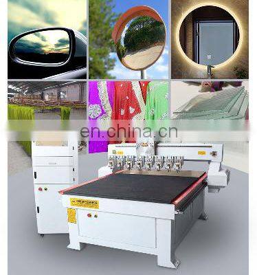 1313 Automatic Glass Mirror Cutting Machine CNC Glass Cutting Table Multi-Heads Glass Cutting Machine