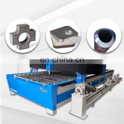 Big size cnc plasma cutting machine Iron Stainless Steel aluminum copper  pipe cutters cnc plasma cutting