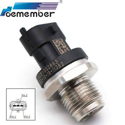 OE Member 0281002863 Common Rail Pressure Sensor Regulator 87727942 For Hyundai i30 i10 i40 For Kia CEE'D k5 Cerato Soul Rio