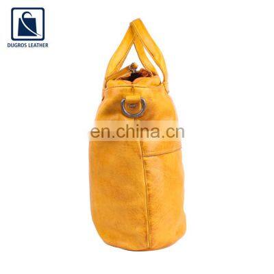 Leading Supplier of Anthracite Fitting Cotton Lining Material Women Genuine Leather Shopper Bag at Wholesale Price photo-4