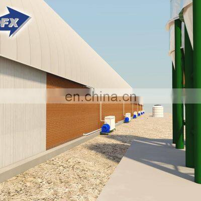Prefabricated Modern Prefab Steel Structure Chicken Poultry Farm Farming Design House Egg Chicknes Houses Price Coop Shed photo-4