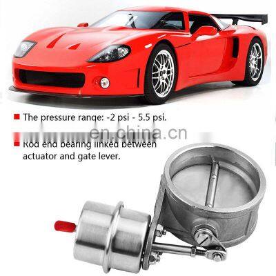 Stainless Steel 2.5 Inch Exhaust Control Valve Actuator Closed Style Vacuum Activated Exhaust Cutout 63mm photo-4