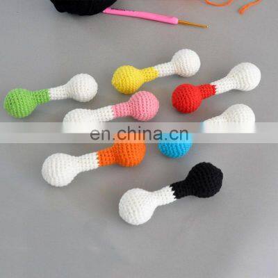 Handmade Colorful Baby Rattle CrochetSoft Rattle, Montessori Sensory Play Vietnam Supplier Cheap Wholesale