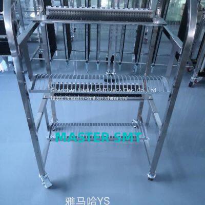 Aluminum Alloy Material SMT Storage Feeder Cart for YAMAHA SS ZS Feeder