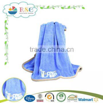 Textile Material Fabric Blue Baby Blanket