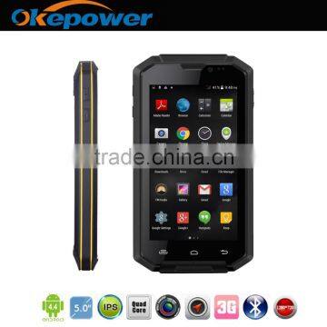 5" HD 1280*720 MTK6582 Quad core Android 4.4 GPS+3G rugged shockproof mobile phone