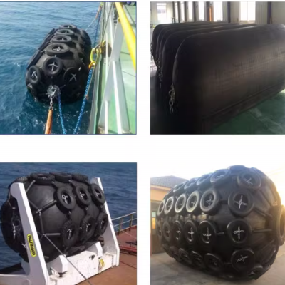 Rubber marine launching airbag, balloon