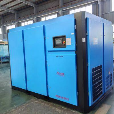 Saman Dual-stage Permanent Magnet Variable-frequency Air Compressor MUT-150A, Featuring High Gas Output, Low Rotational Speed and Low Noise.
