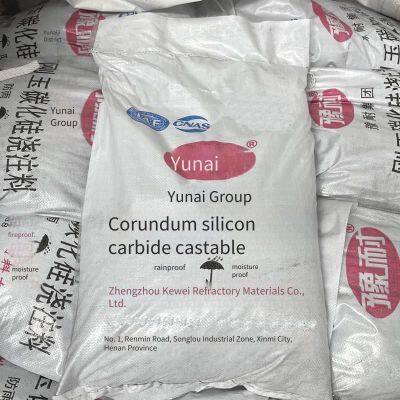 Corundum Silicon Carbide Castable, High-temperature Stability, High-strength Wear Resistance, Corrosion Resistance, Oxidation Resistance, Anti-seepage, Unshaped Material photo-2
