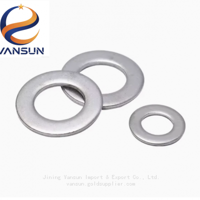 Stainless Steel/Carbon Steel Flat /DIN125 Flat Washer Galvanized Steel Washer for Bolt Fastening Job photo-5