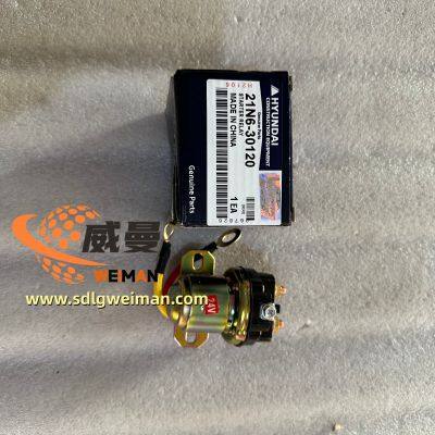 ORIGINAL HYUNDAI Starter Relay 21N6-30120 for Hyundai HL730-7 HL730-9 HL740-7 HL740-9