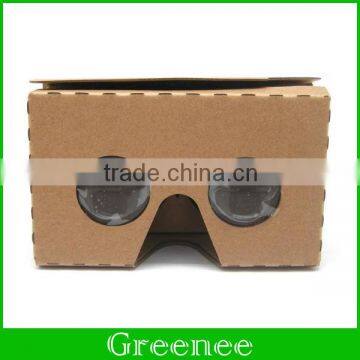 Google Cardboard Kit V2 Big Lens 3D Virtual Reality Cardboard Glasses Compatible With 3-6inch Screen for Smartphon photo-3