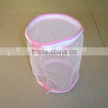 Round Washing Bag with two zippers