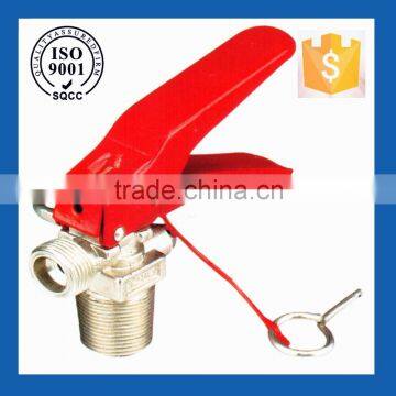 Brass co2 cylinder valve, co2 fire extinguisher valve, valve for co2 cylinder