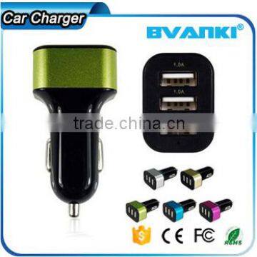 8 years experience 2016 new Premium 5V 2..1A Smart IQ Fast Charge 3 USB Port Car Charger made in china