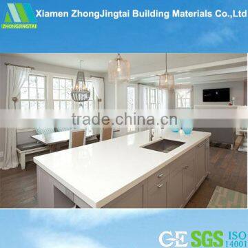 Ice White Quartz Countertop, Snow White Quartz for Kitchen Table Top photo-2