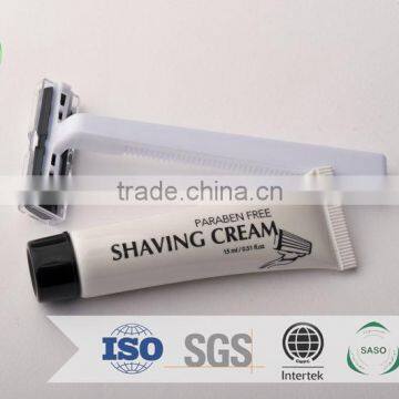 Plastic Disposable Razor /hotel cheap disposable shaving razor with 2 cartridge blades