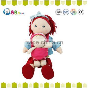 a mom with red hair plush soft dolls toys for sale2015