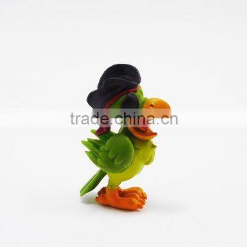 Soft Cute Small Toys Birds Small Animals Plastic Toys Plastic Pirate Parrots Toys