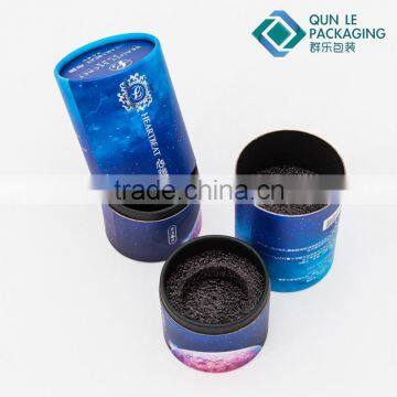 Cylinder Cosmetics Packaging Boxes Custom Logo Box with Foam