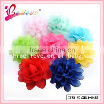 Newly Handmade Solid Fabric Ribbon Flower Hair Clip Korean Hair Accessories (XH11-8462) photo-6