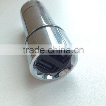 Mini unique Aluminum USB Car Charger