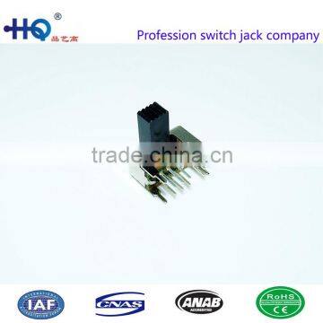 High Quality 3 Position 2p3t Horizontal Slide Switch,slide Switch photo-3